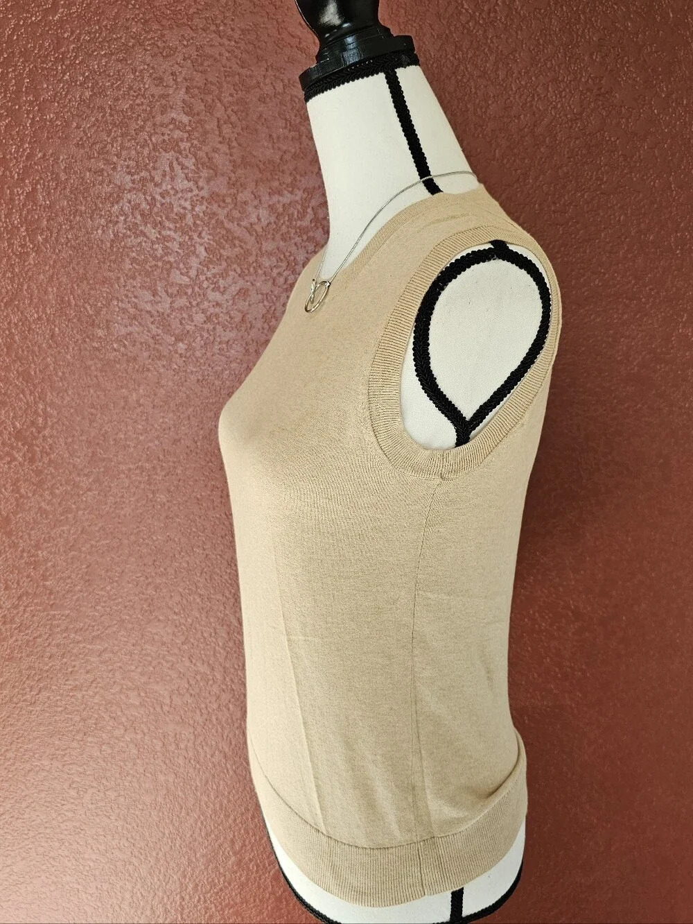 J. Crew Beige Sleeveless Knit Tank